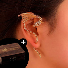 Shine Dragon - Brinco Estilo Ear Cuff earrings Tesouros Vikings