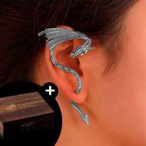 Shine Dragon - Brinco Estilo Ear Cuff earrings Tesouros Vikings