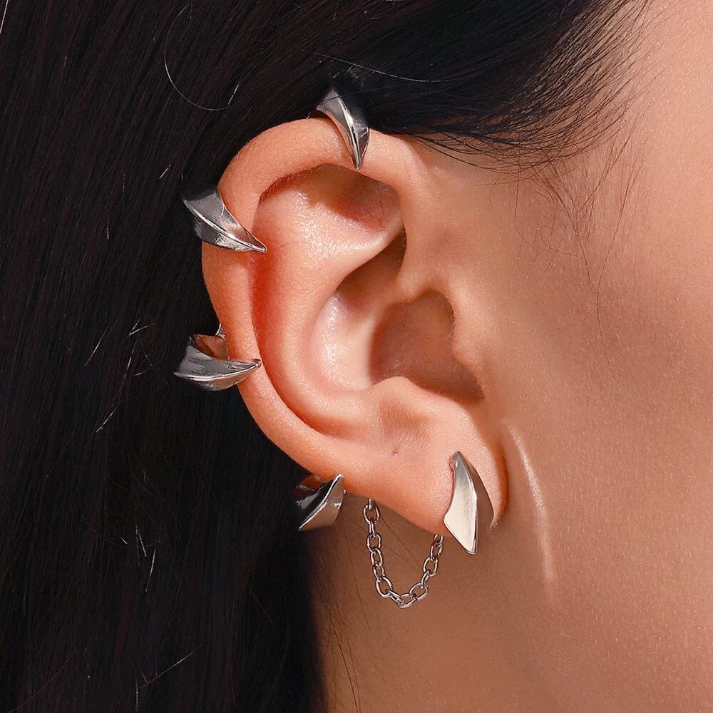 Spikes - Brinco Estilo Ear Cuff Brincos Tesouros Vikings