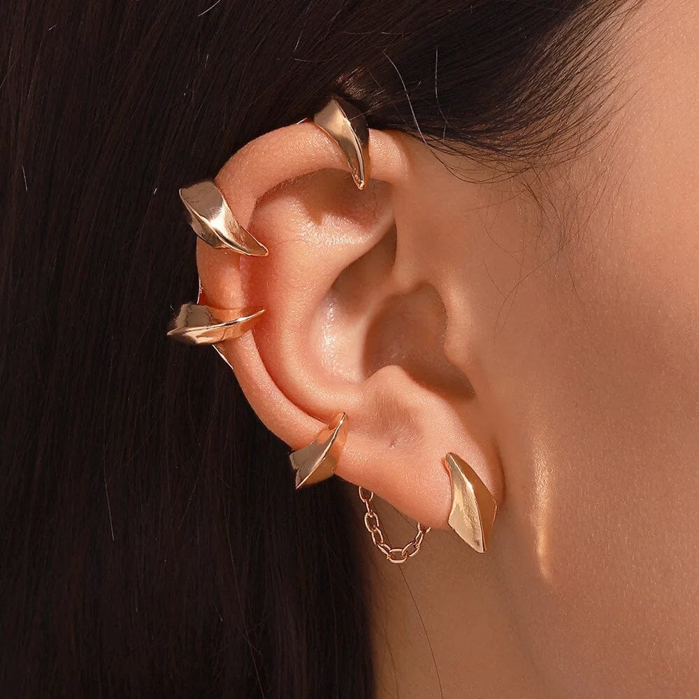 Spikes - Brinco Estilo Ear Cuff Brincos Tesouros Vikings