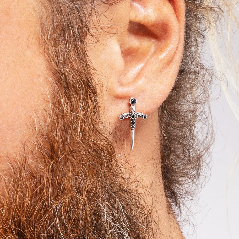 TYRFING - Brinco de Espada em Prata 925 Earrings Tesouros Vikings