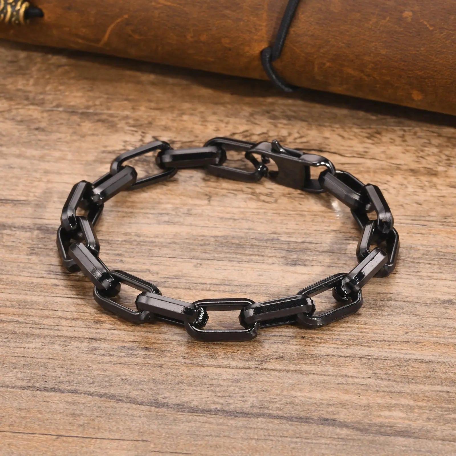 UBBA - Pulseira Masculina em Aço Inoxidável Bracelet Tesouros Vikings